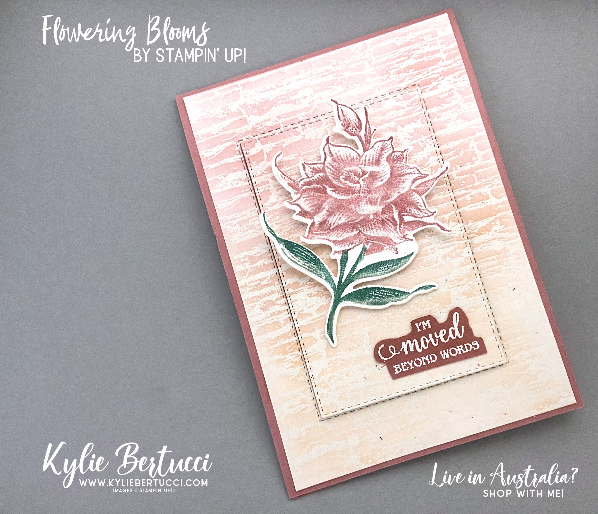 Ink Blending tips with Stampin\' Up! Blending Brushes featuring Delicate  Dahlias Sale-a-Bration stamp set. Video tut…