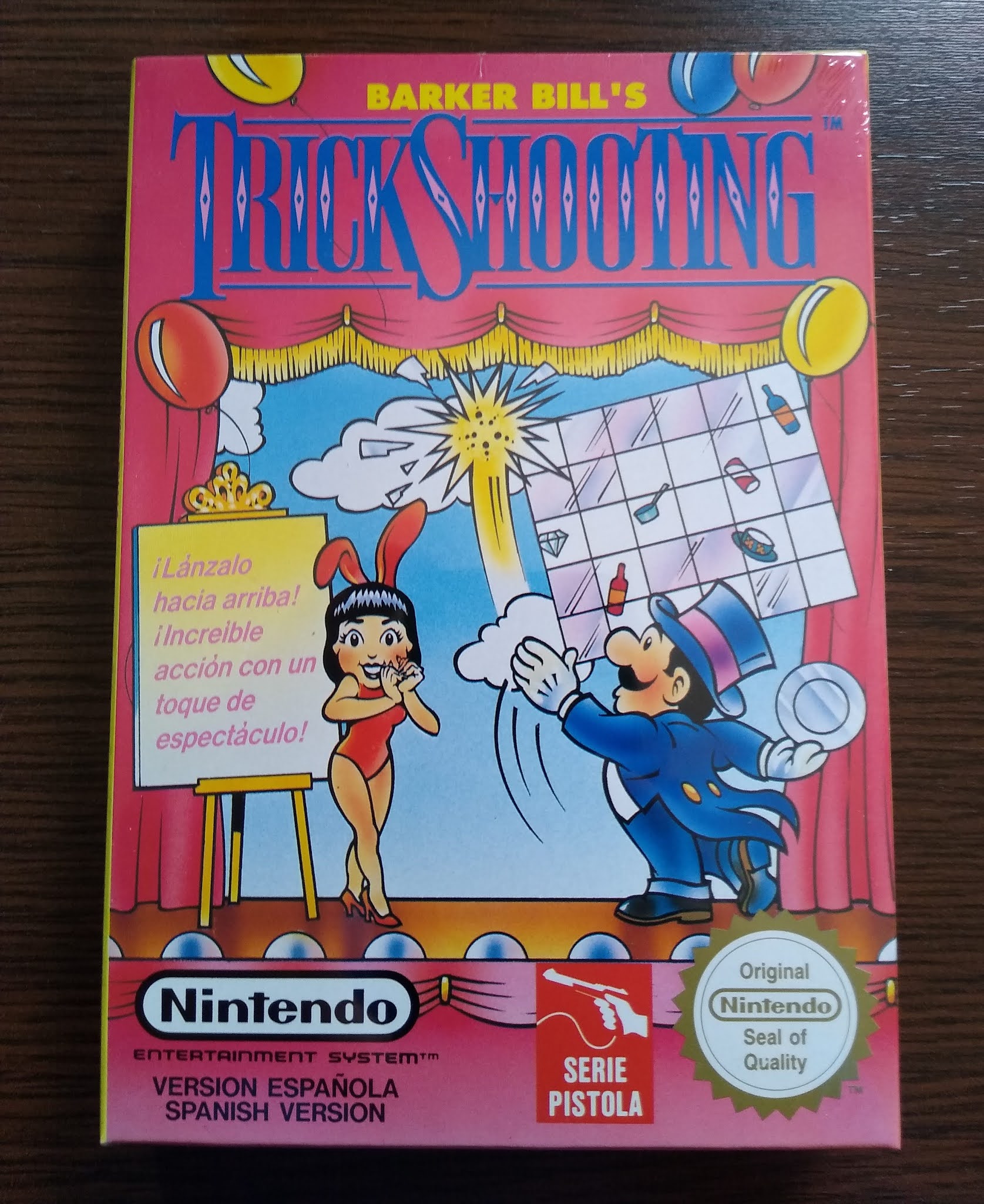 Barker Bill's Trick Shooting Juego de NES nuevo a estrenar
