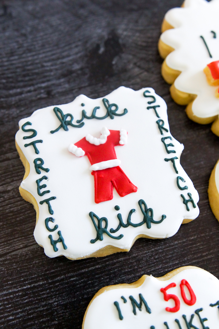 I'm 50! Sally O'Malleythemed birthday cookies Bake at 350°