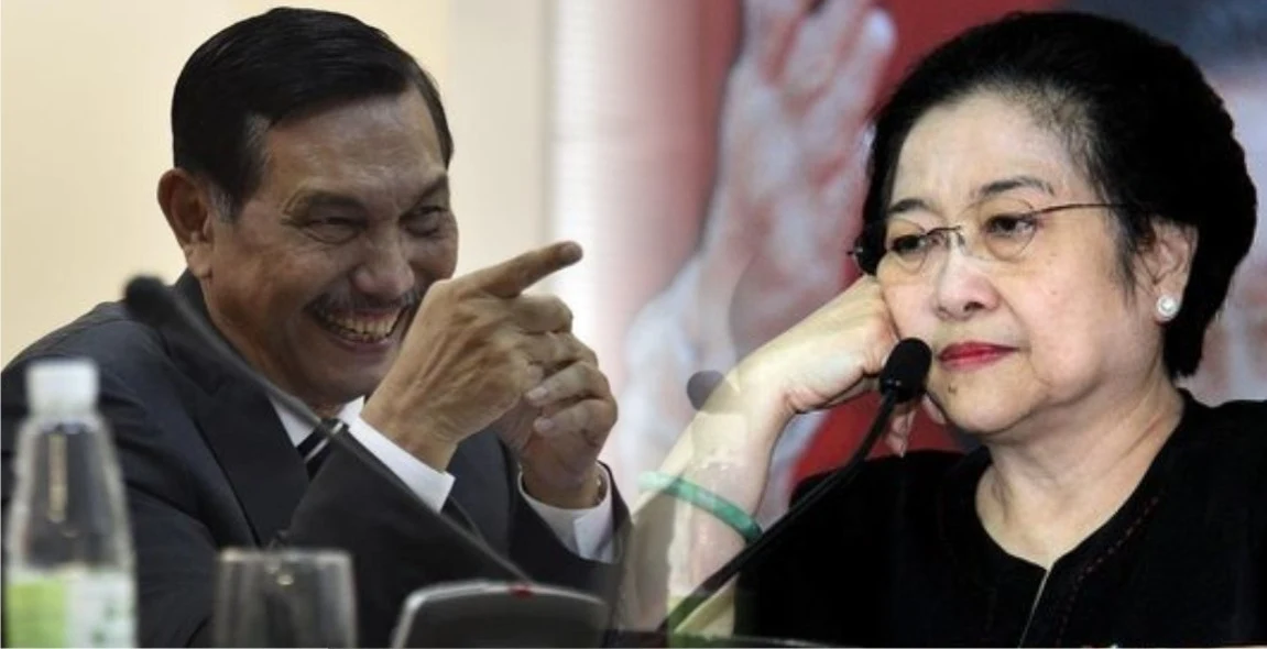 Megawati dan Luhut Memanas, Mulai Beradu Kuat Siapa Paling Mampu Kendalikan Jokowi
