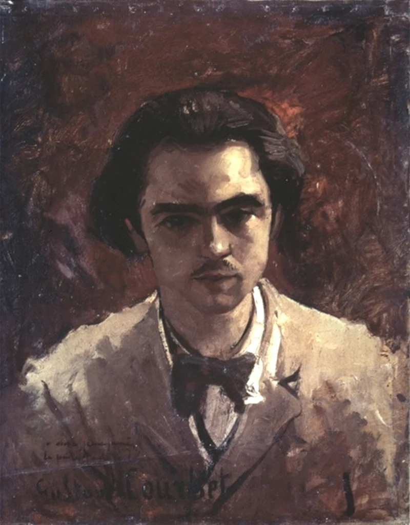 Gustave Courbet - Portrait of Paul Verlaine