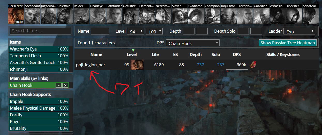 PoEおじ放浪記 Chain Hookで遊んだネタビルドの話