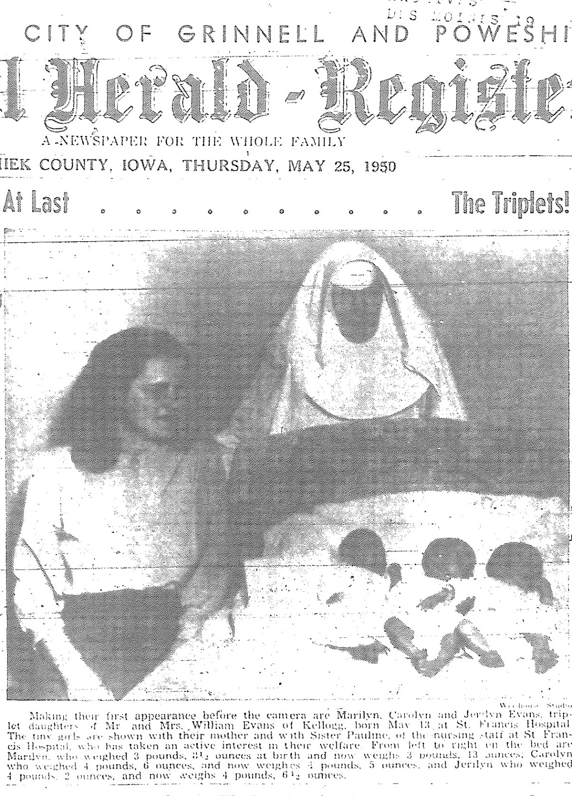 Grinnell Stories Triplets!