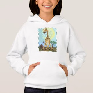 Animal Parade Giraffe Heads and Tails Sweatshirt