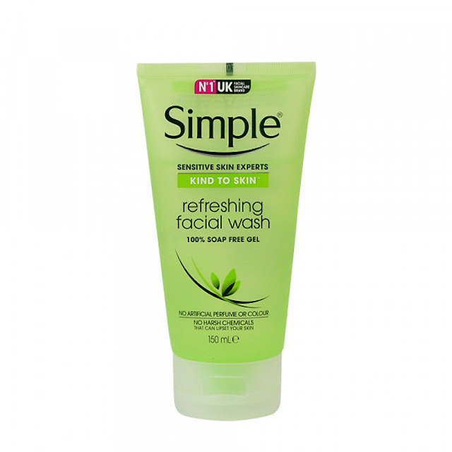 sua rua mat simple cho da hon hop Refreshing Facial Wash