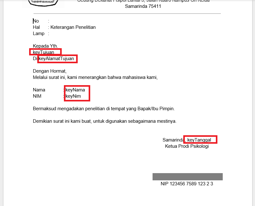 Surat Isian