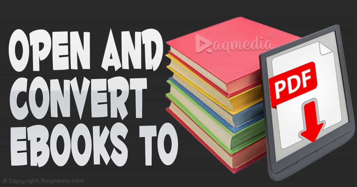 How To Convert eBooks to PDF Easy & Fast
