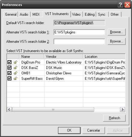 Using and Importing Virtual Instruments (VSTi) on Sony ACID Pro 4.0 ...