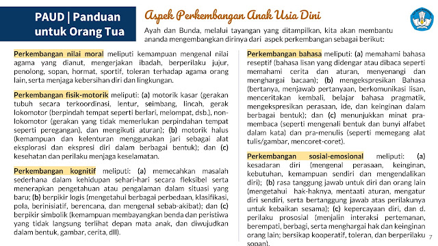 Panduan Belajar Dari Rumah Minggu Ke 5 (BDR) 1 - 5 Januari 2021 Di Televisi Republik Indonesia (TVRI) Untuk Jenjang Pendidikan PAUD Dan Sekolah Dasar (SD)