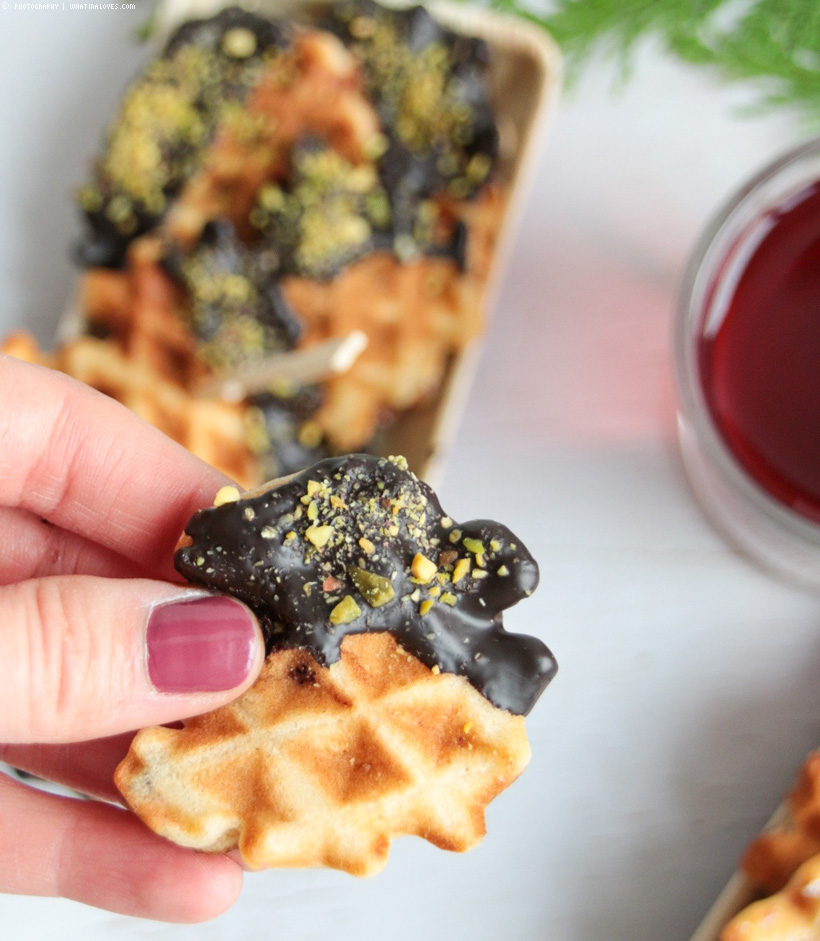 vegan mini waffles