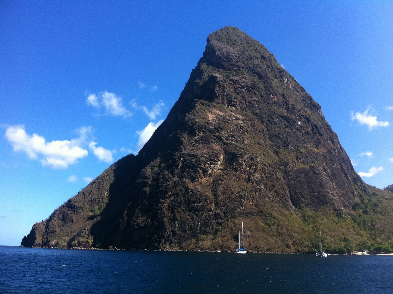 Three Kids and a Boat Petit Piton The Climb