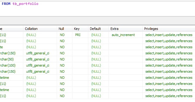 SHOW FULL COLUMNS สำหรับ MS SQL SERVER (Primary Key, Comment, Auto ...