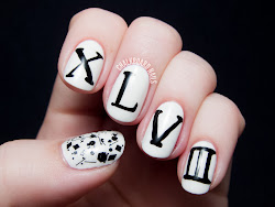 super bowl xlviii nail nails chalkboard