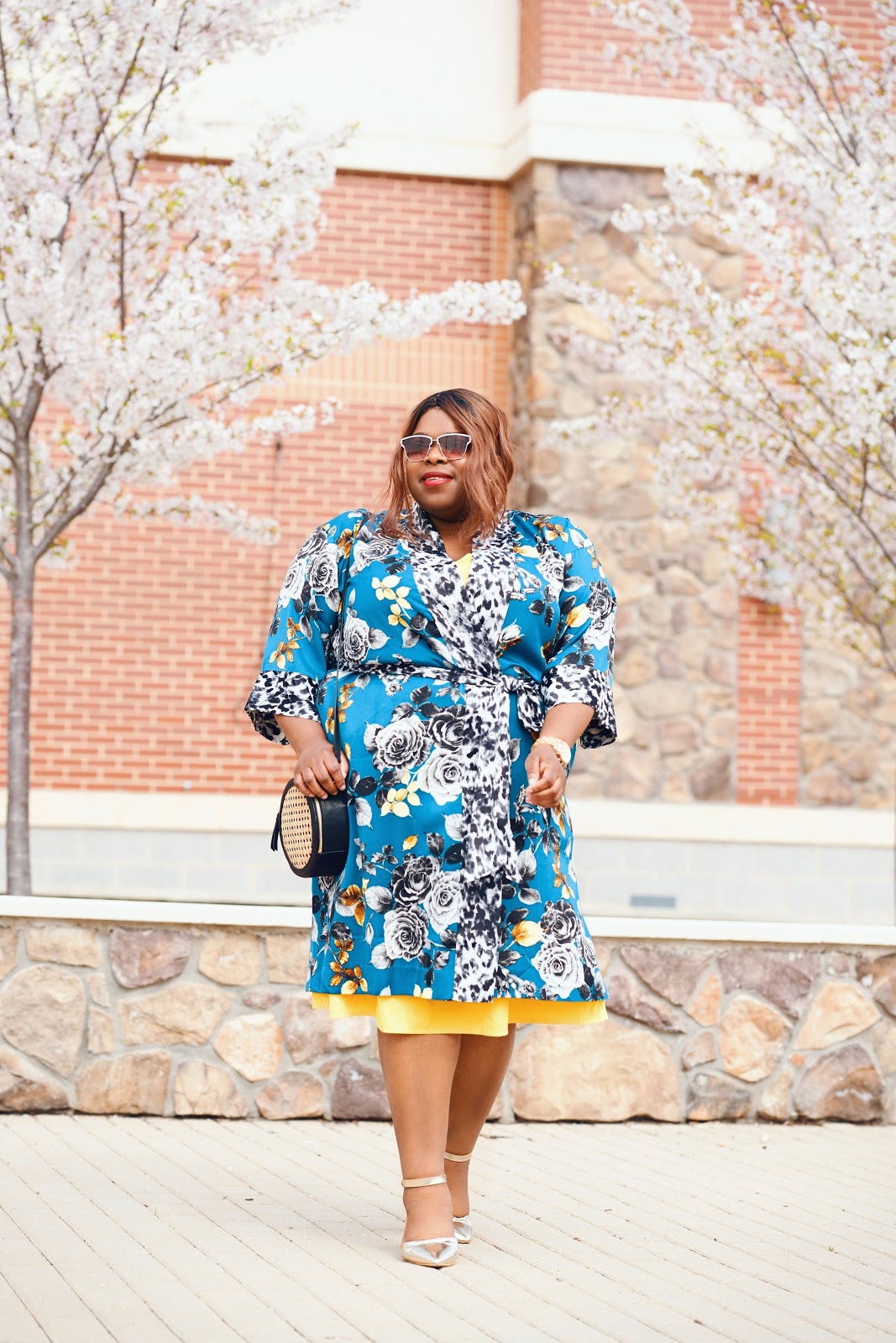 slip dress with kimono