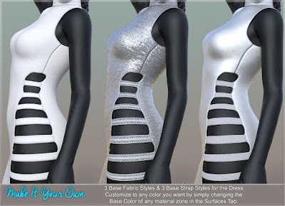 dForce Slinky Sass Outfit for Genesis 8 and 8.1 Females