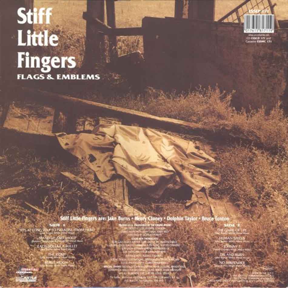 Classic Rock Covers Database Stiff Little Fingers Flags and Emblems