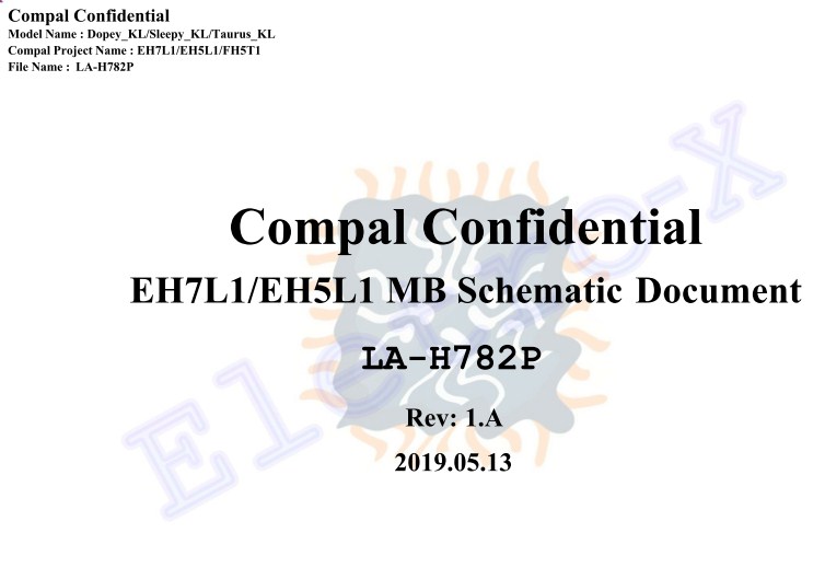 LA-H782P REV 1.0 EH7L1 Schematic Acer Extensa 15 EX215-51K