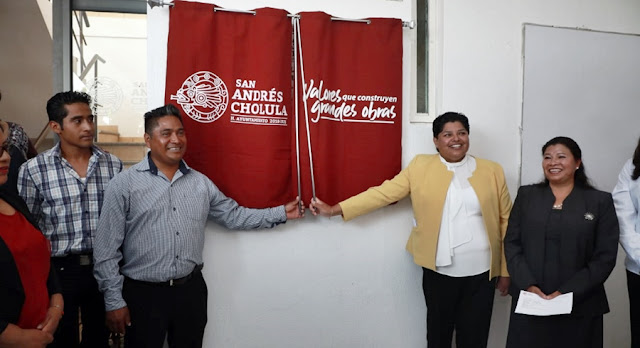 Karina Pérez Popoca inaugura Casa de Salud en San Rafael Comac