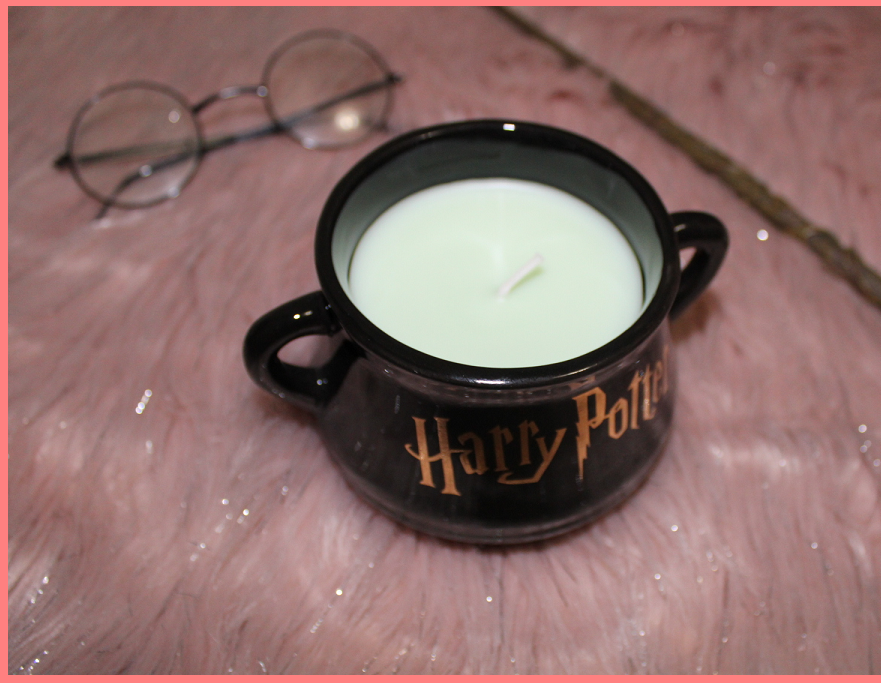 the creation of beauty is art. harry potter cauldron candle review
