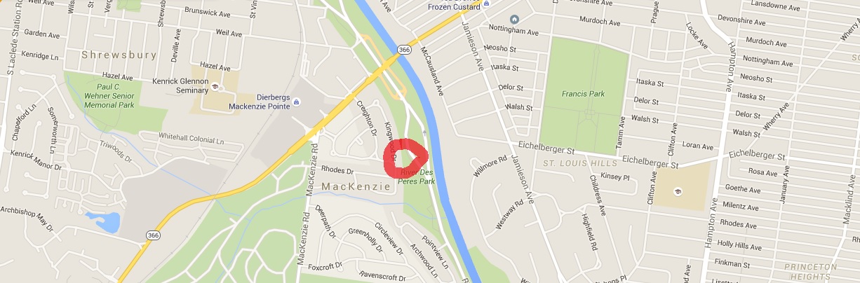 River Des Peres Map Play St. Louis: River Des Peres Park, St. Louis City
