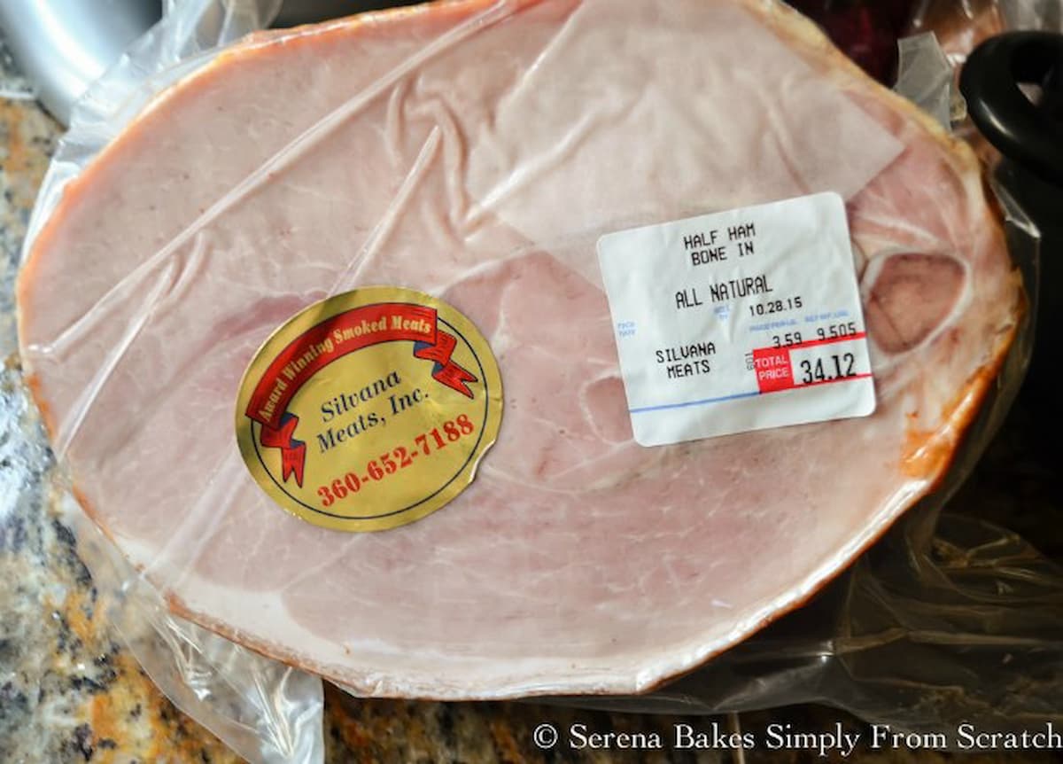 Slow Cooker Pineapple Honey Mustard Baked Ham Serena Bakes Simply From Scratch