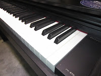 right front side of piano