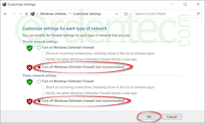 How to Turn Off Windows Firewall