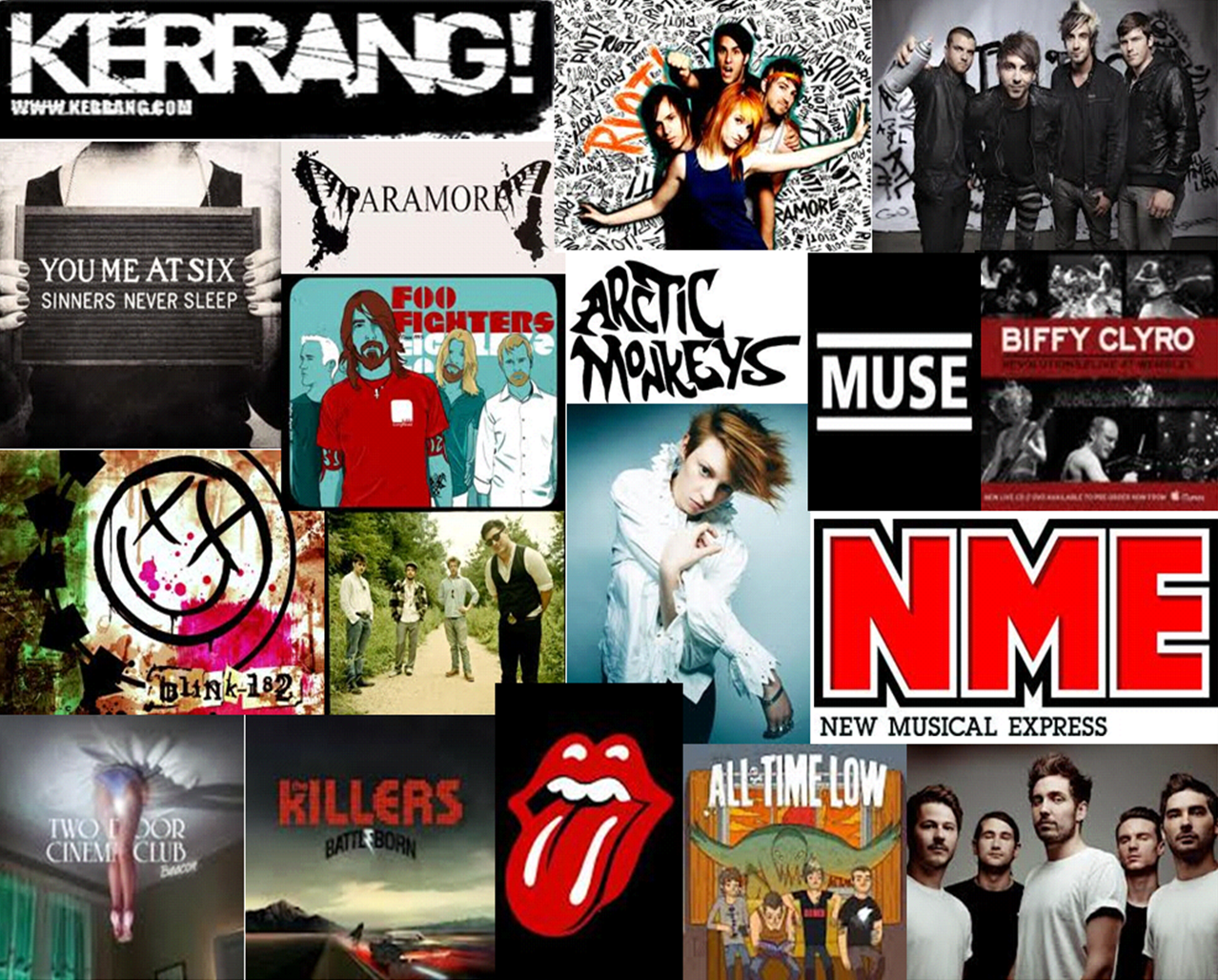 Music Magazine Choosen Genre and Mood Board