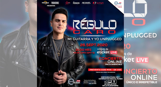 Régulo Caro hará el concierto "Mi Guitarra Y Yo Unplugged" vía streaming