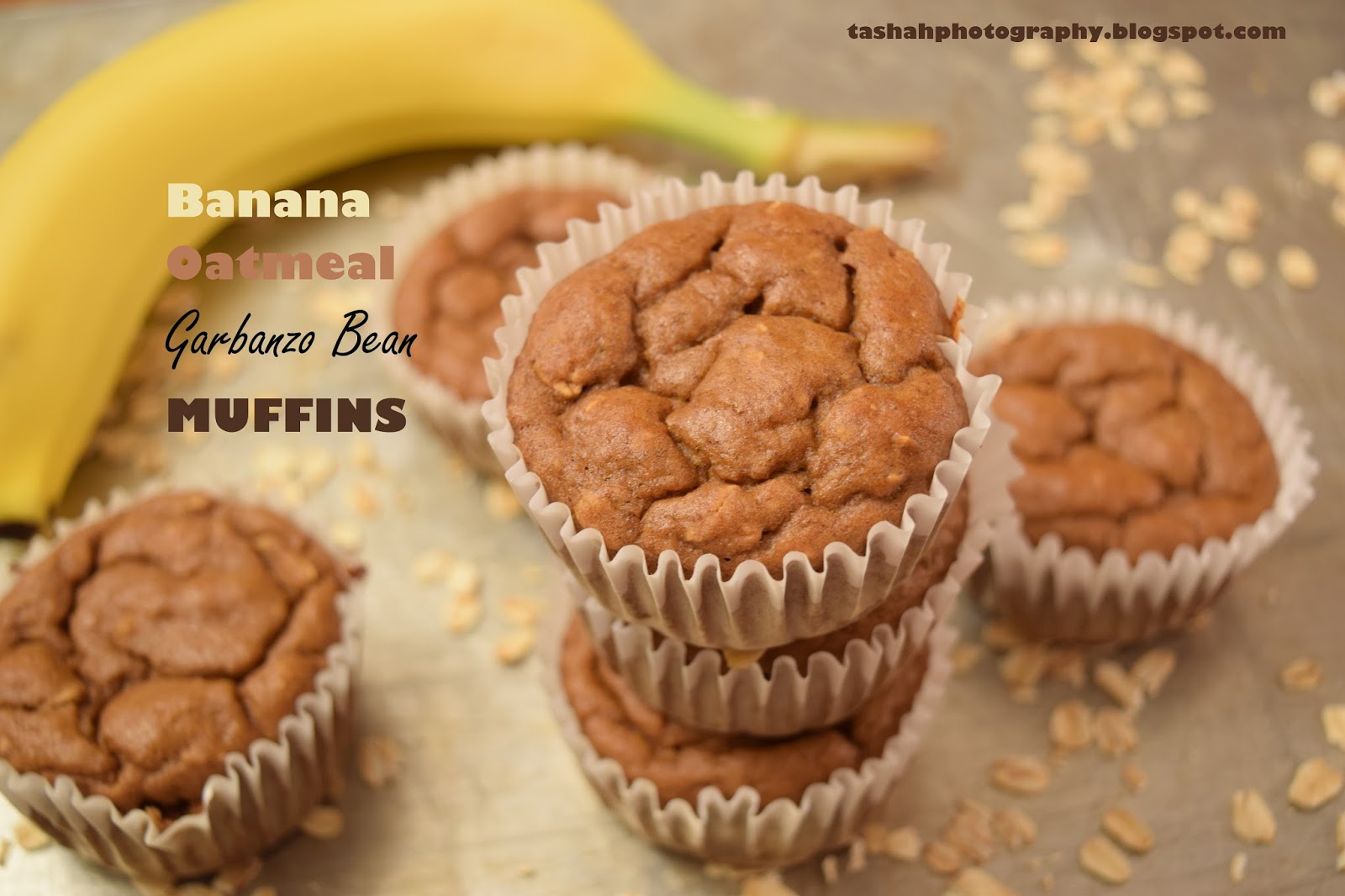 Simple Things Banana Oatmeal Garbanzo Bean Muffins