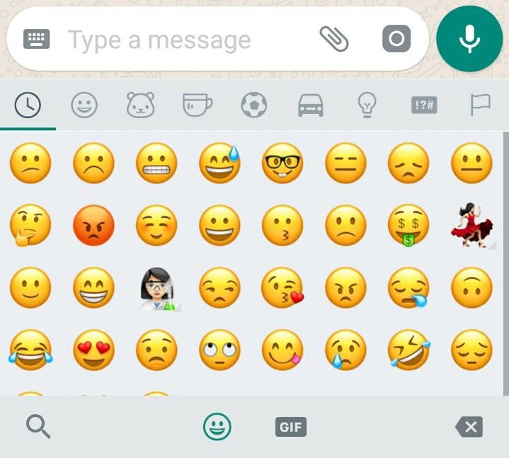 How to use WhatsApp emojis search on Android