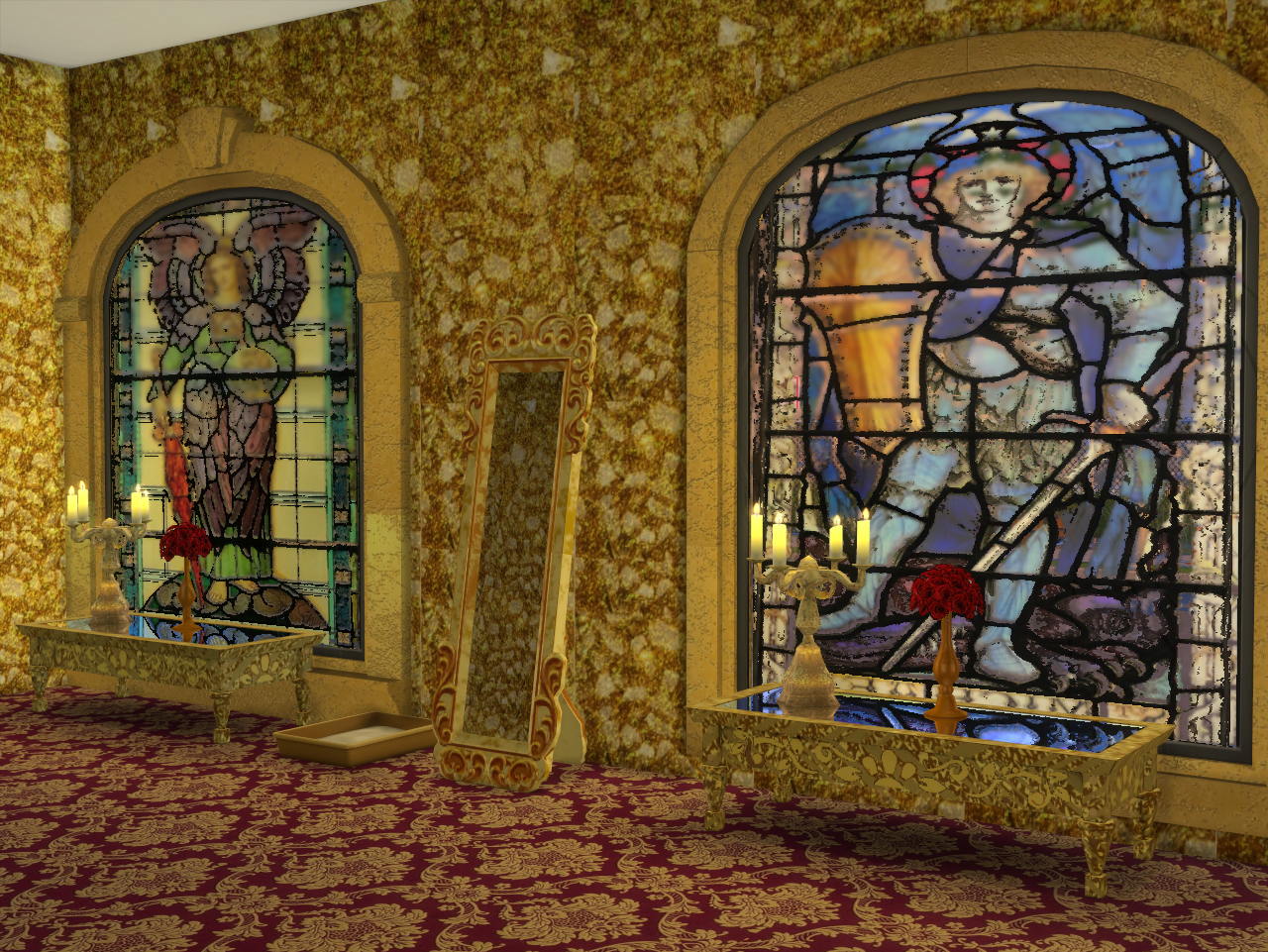 Anna Quinn Stories Angels In My Stained Glass Windows For SIMS 4