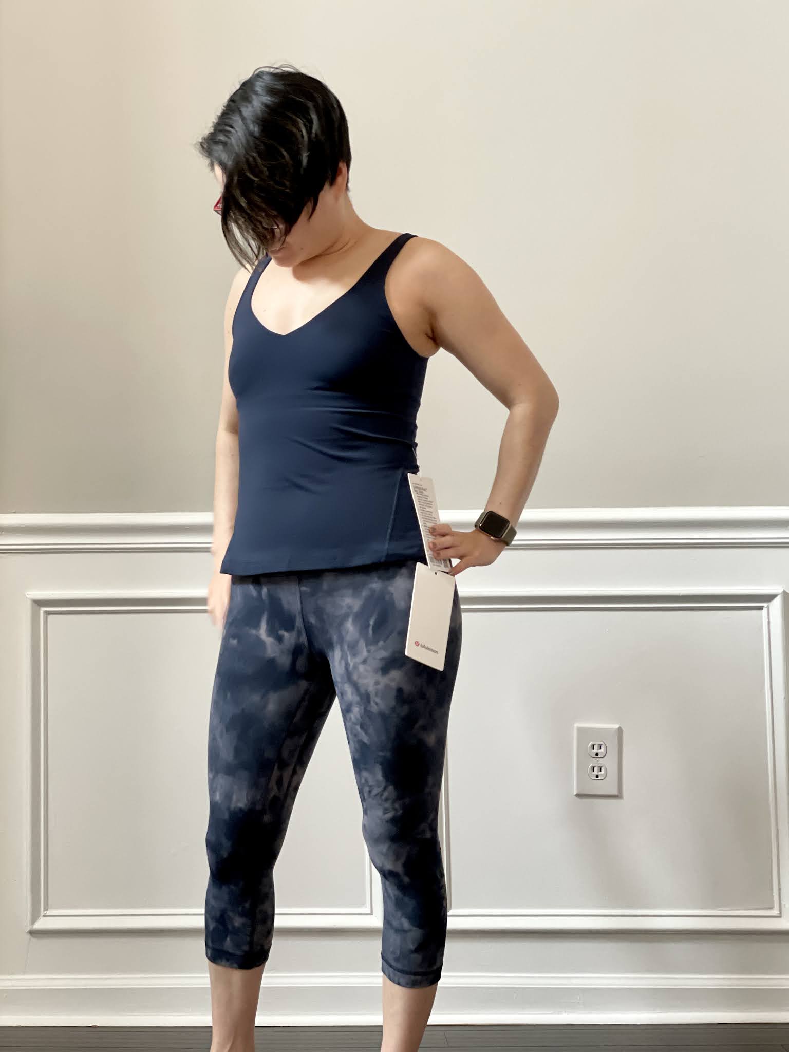 Fit Review! Align Waist Length Tank Top, Align Gathered Front Tank