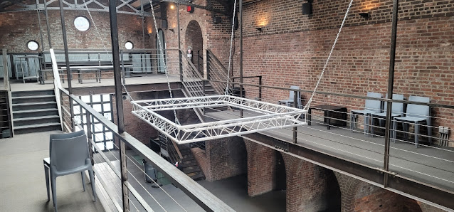 The Foundry suspended truss for Wedding Reception