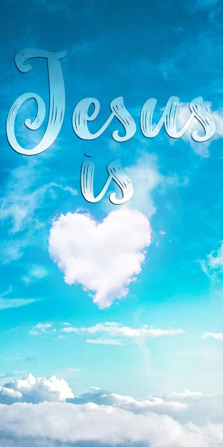 Iphone wallpaper with aesthetic love for Jesus Is Love