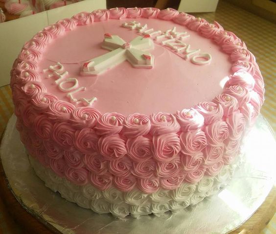 Tendencia 2019 para decoración de pasteles para bautizo