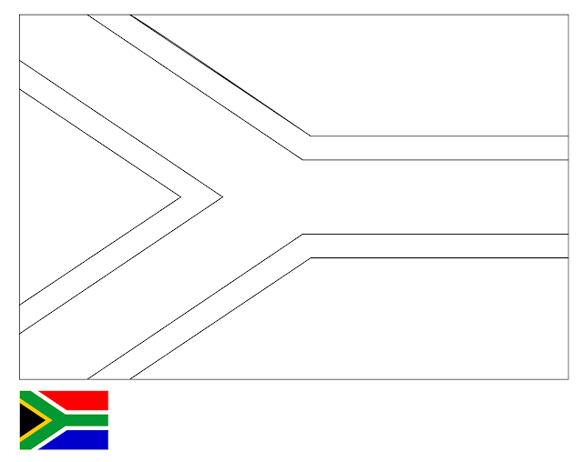 Coloring Page Flag of South Africa Drawing Outline Vectors Free Download Printable Coloring Page Flag of South Africa Drawing Outline Vectors Free Download Printable
