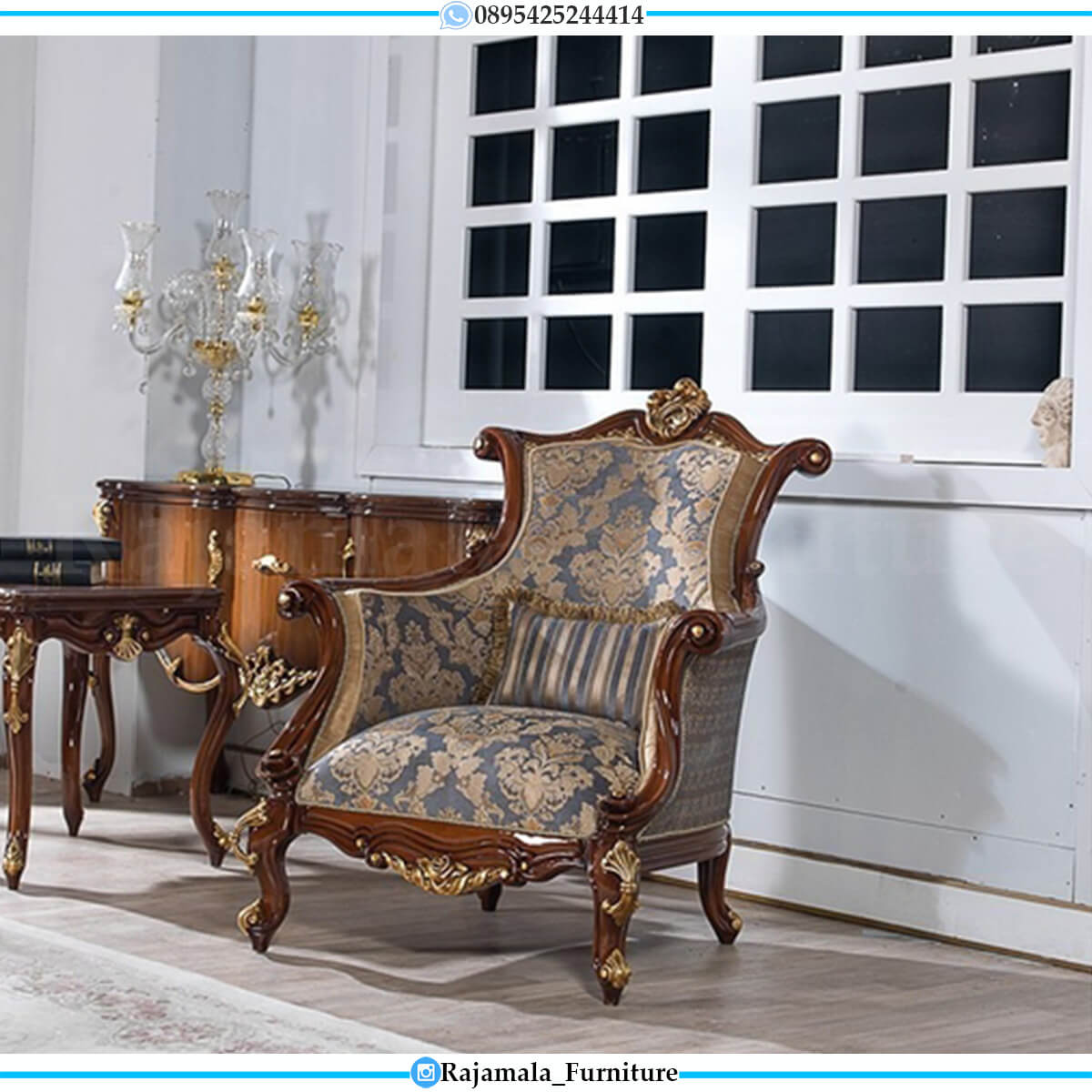 Set Sofa Mewah Jepara Luxurious Carving Design Greatest RM-0743