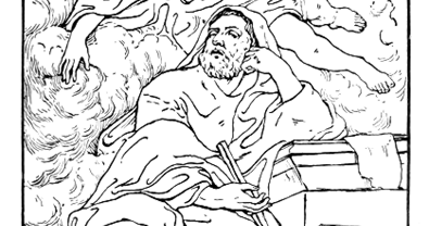 An Angel Appeared to Joseph In a Dream... | Color The Bible