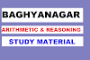 Baghyanagar Arithmetic Reasoning Study Material in Telugu Pdf