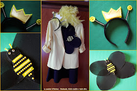 Le passioni di Barbara - Handmade, riciclo creativo e tanto altro. : Ape  Regina HanMade - Accessori e abito fai da te per Carnevale