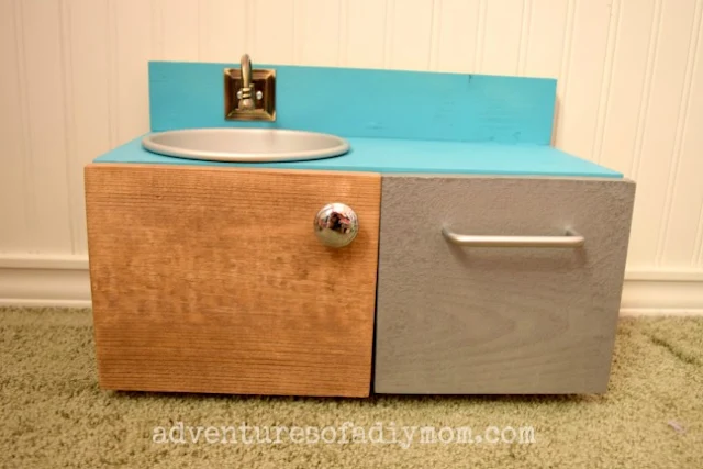 How to Build a Doll Sink and Dishwasher Cabinet