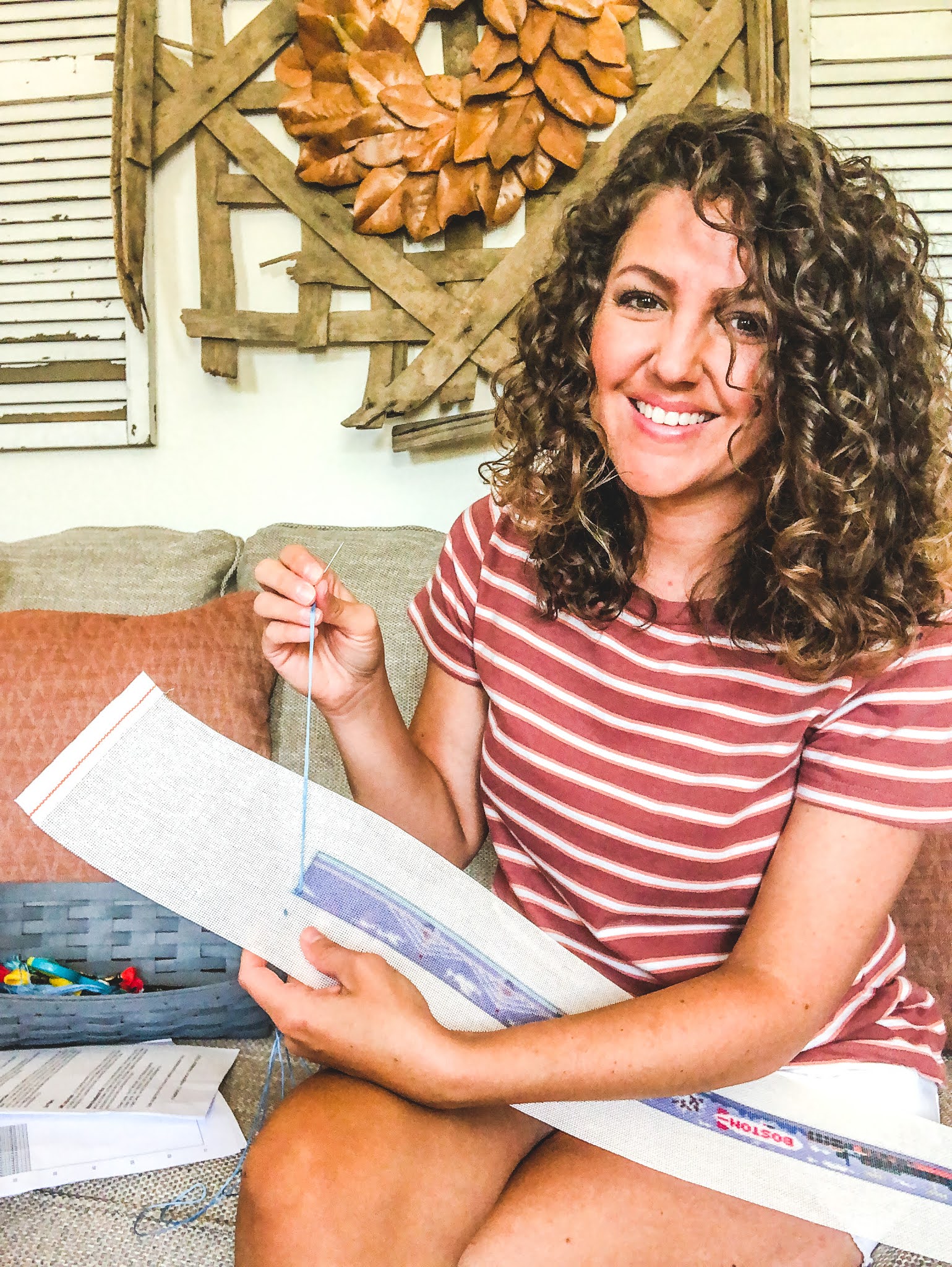 Learning to needlepoint with NeedlePaint Shaw Avenue