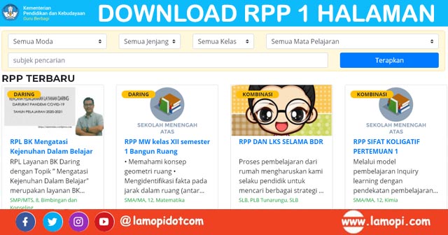 Download Silabus Daring Kelas 1 Sd - Guru Paud