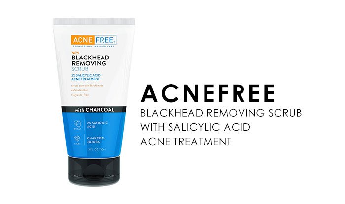 AcneFree Blackhead Removing Scrub with Salicylic Acid Acne Treatment | Best Products to deal with Acne-Prone Skin | NeoStopZone