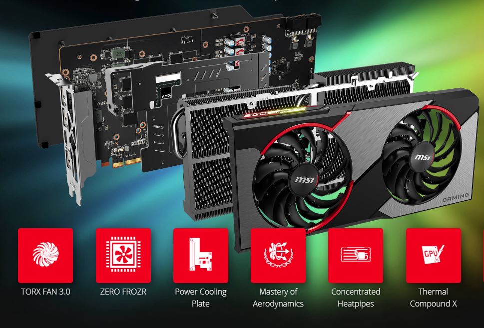 MSI Radeon RX 5700 XT Gaming X MSI Radeon RX 5700 XT Gaming X