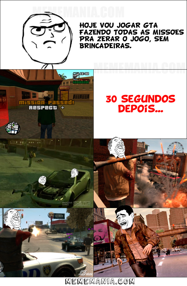 jogando GTA Sério