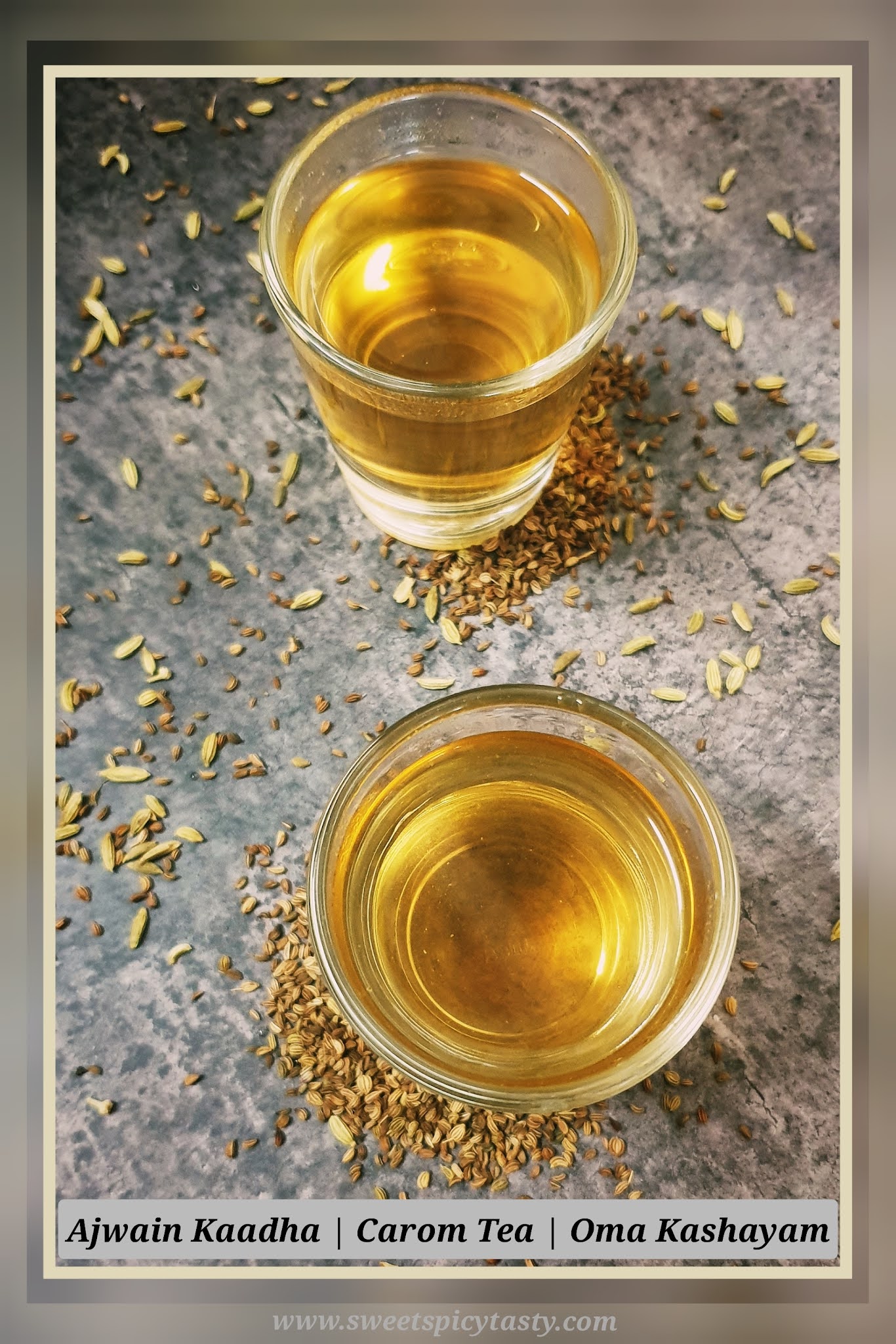 Sweet Spicy Tasty Ajwain kaadha Carom Tea Oma Kashayam