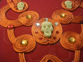 МК колье из шнура (за час)!