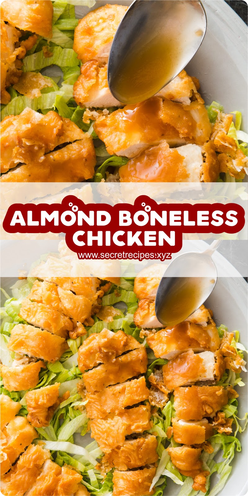 ALMOND BONELESS CHICKEN | Recipe Spesial Food